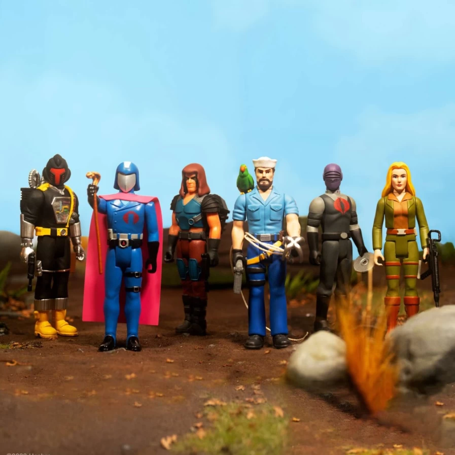 Super7 G.I. Joe Reaction Figures Wave 4 - Complete 6-Pack Action Figure Set