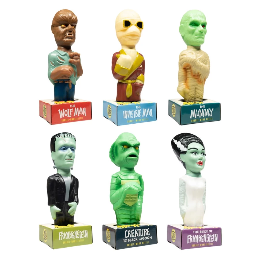 Super7 Universal Monsters Super Soapies - Full Color 6-Piece Collectible Set