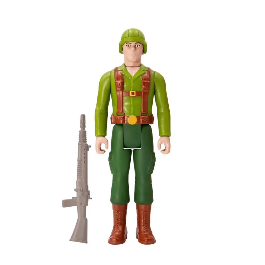 Super7 G.I. Joe Reaction Figures Wave 1 - Greenshirt (Pink) 3.75-Inch Collectible Action Figure