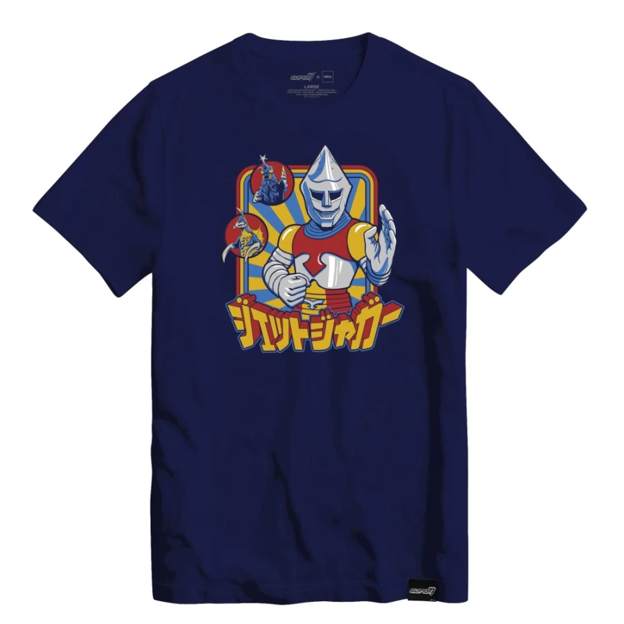 Super7 Retro Jet Jaguar Toho Godzilla Vintage T-Shirt