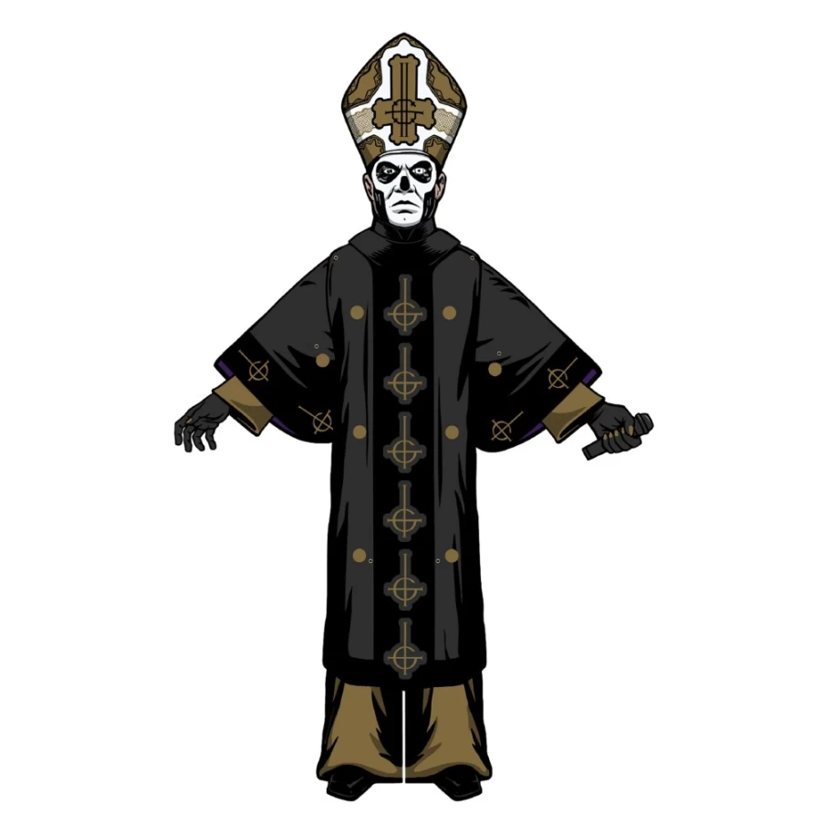 Super7 Ghost Paper People - Papa Emeritus III Collectible Figure