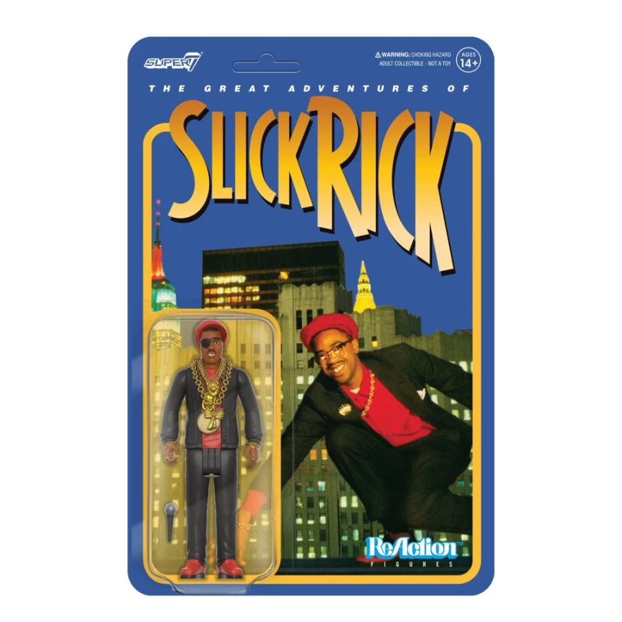 Super7 Slick Rick Great Adventures Reaction Figure - Collectible Hip-Hop Toy