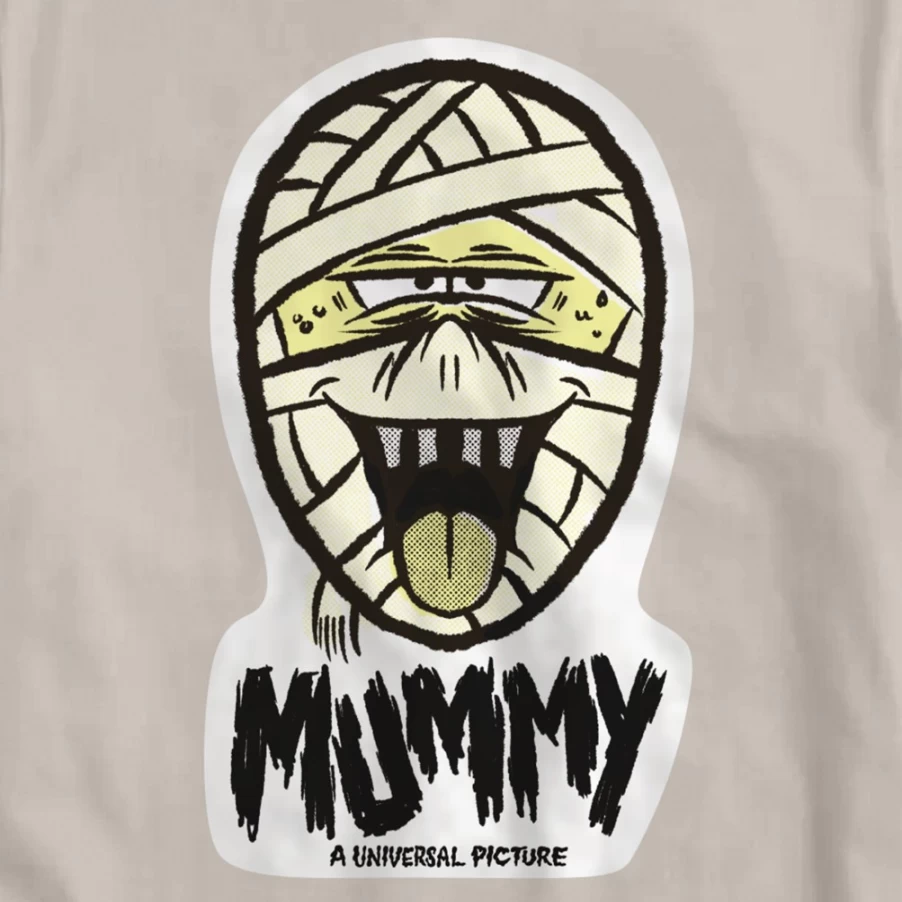 Super7 Universal Monsters The Mummy Freakyfaces Graphic T-Shirt