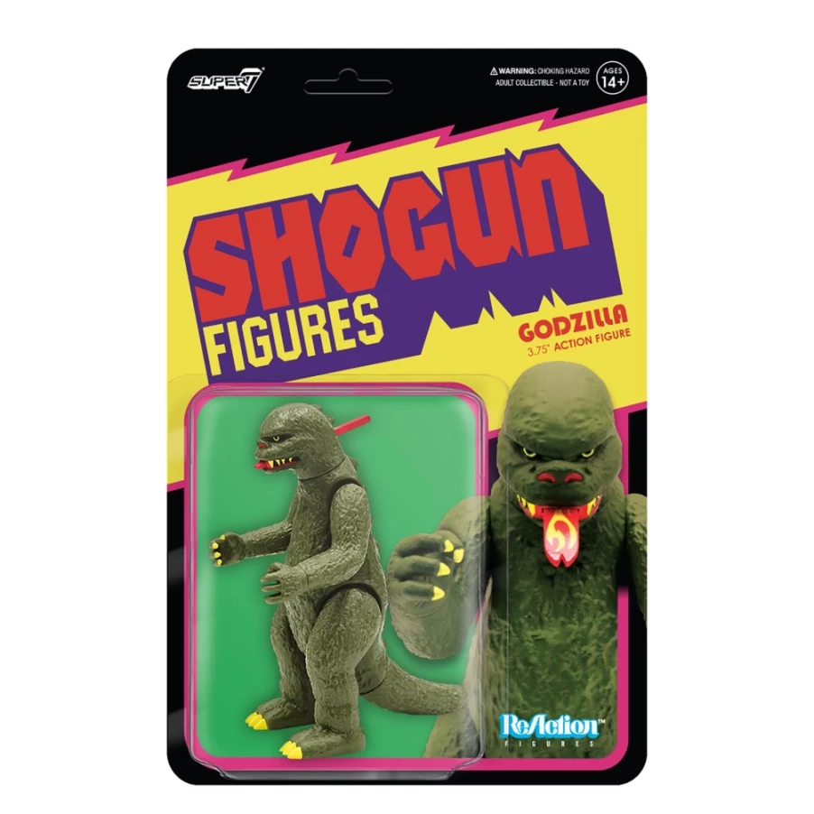 Super7 Godzilla Shogun Reaction Figure - Dark Green Collectible Toy