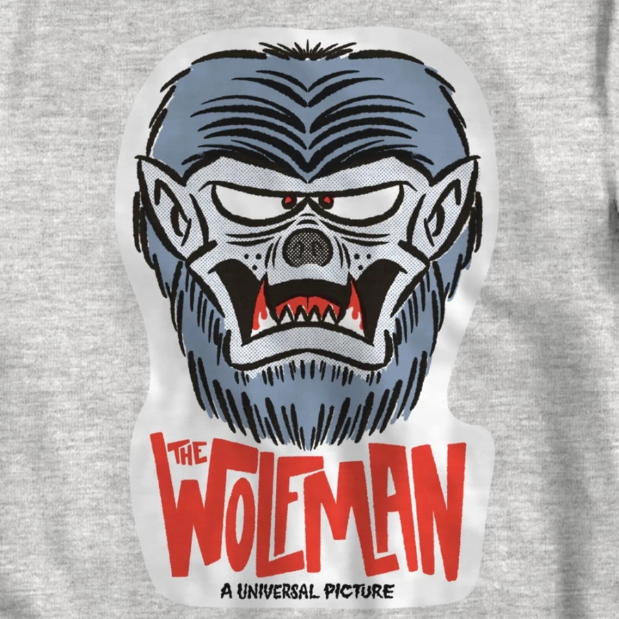 Super7 Universal Monsters The Wolf Man Freakyfaces Graphic T-Shirt