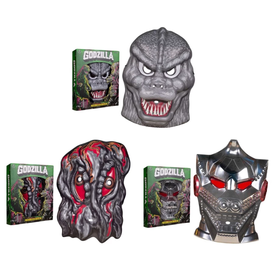Super7 Toho Masks Wave 1 - 3-Piece Collectible Set