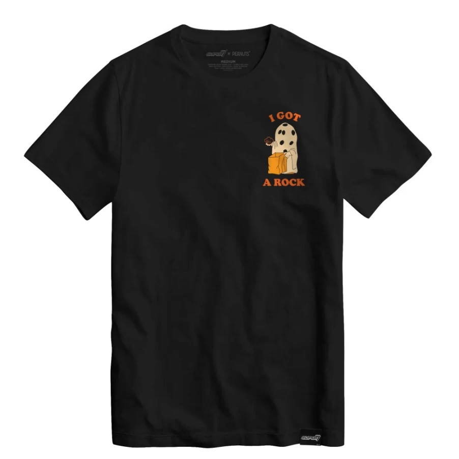 Super7 Charlie Brown Ghost Halloween T-Shirt - Peanuts Cartoon Graphic Tee