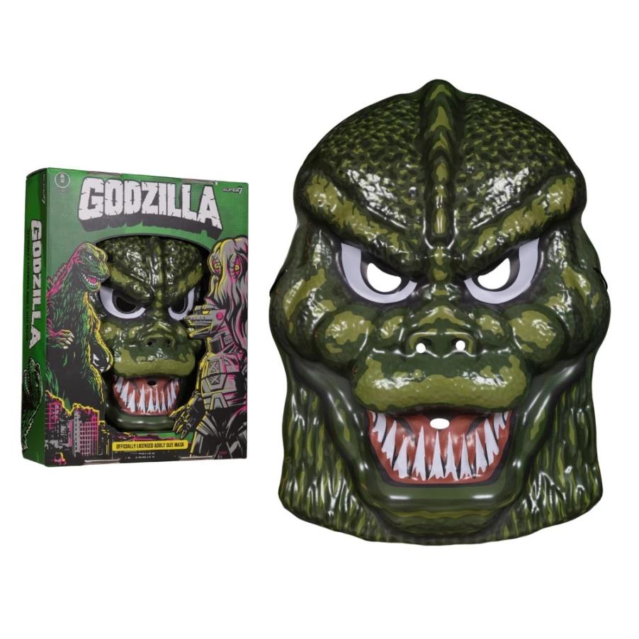Super7 Godzilla Toho Mask - Green Collectible Figure