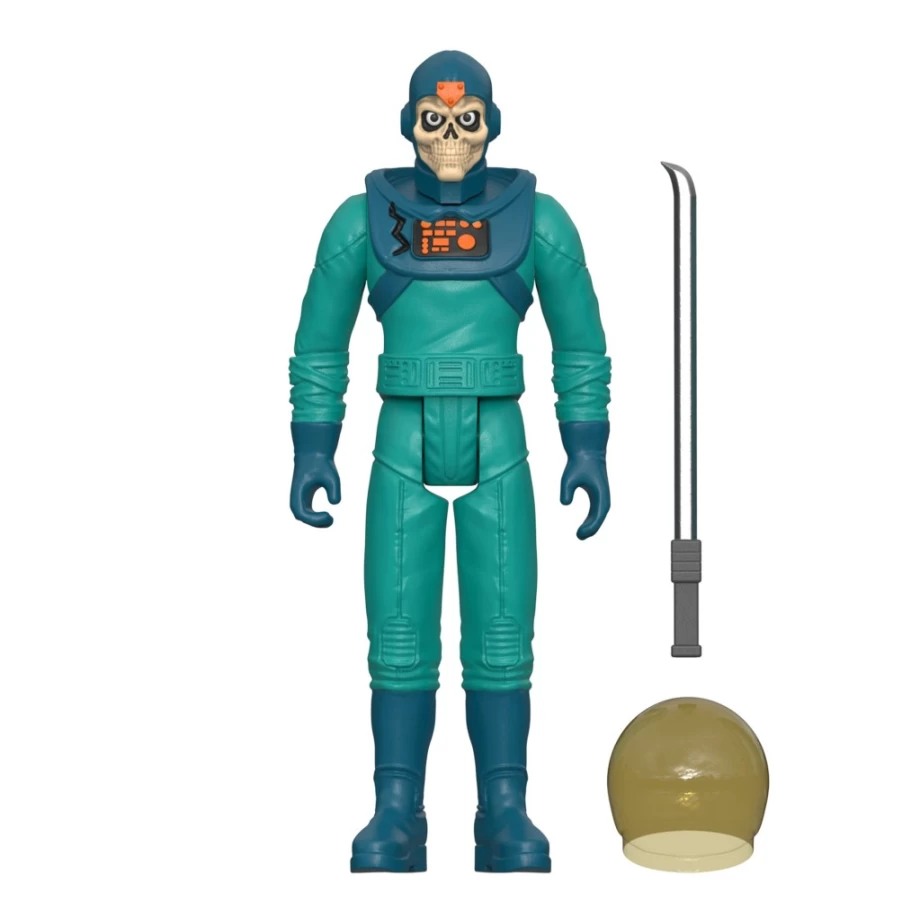 Super7 Astro Zombies Reaction Figure Wave 1 - Teal/Blue Astro Zombie Collectible Toy
