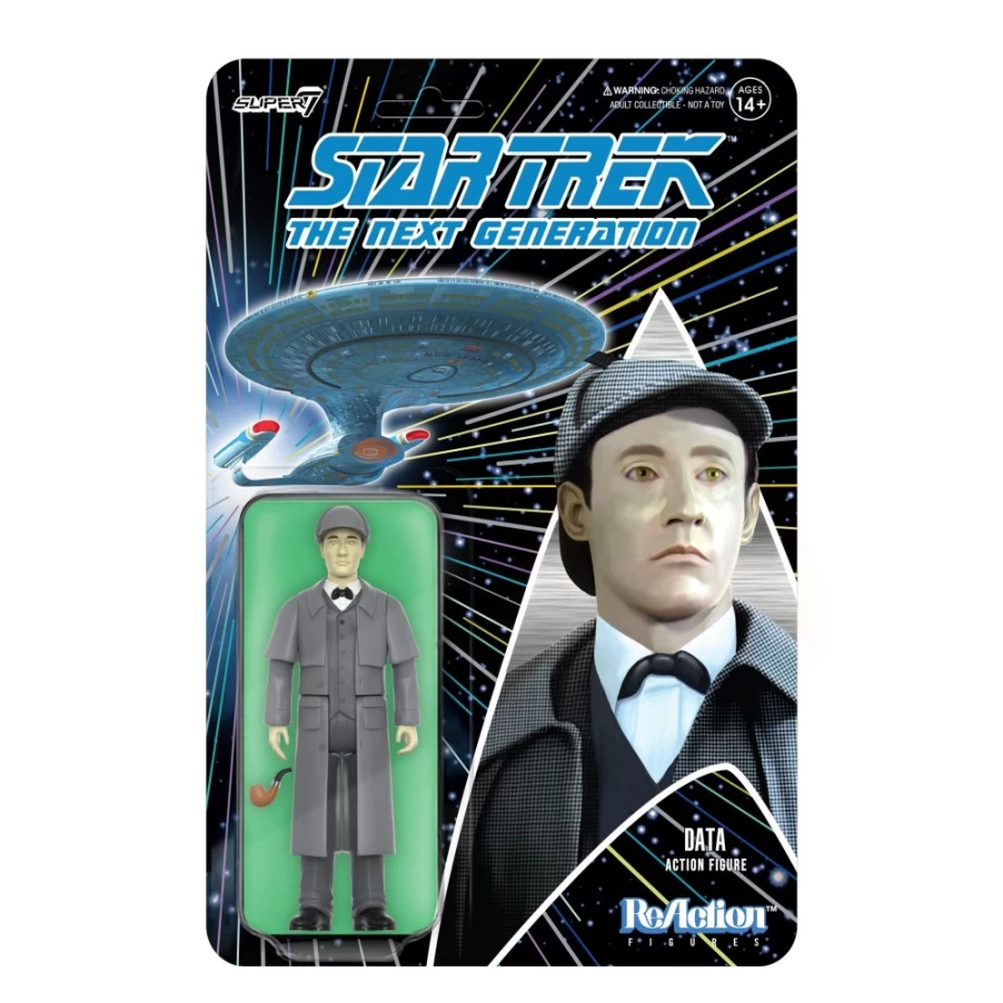 Super7 Star Trek: The Next Generation Wave 3 Victorian Data Action Figure - Collectible Toy