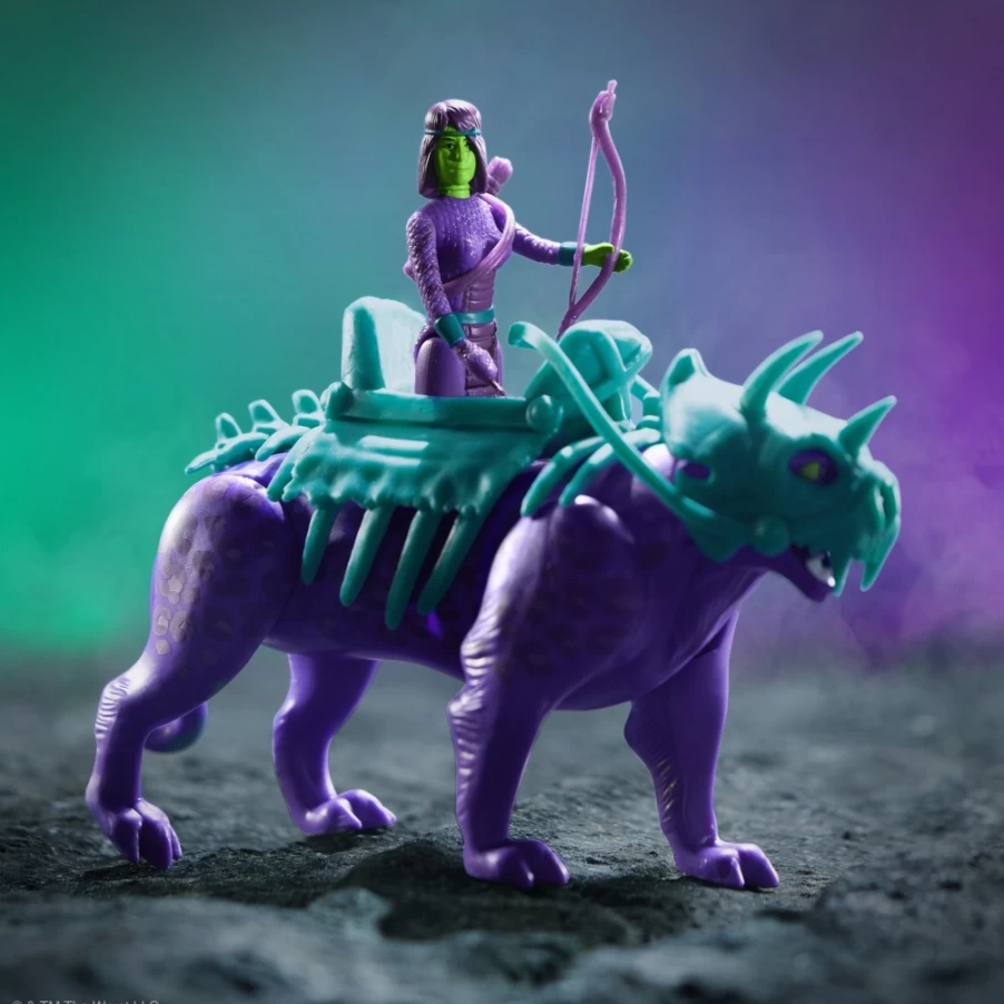 Super7 The Four Horsemen of The Apocalypse Action Figures - Shedusa & Pestilence Leopard Collectible Set