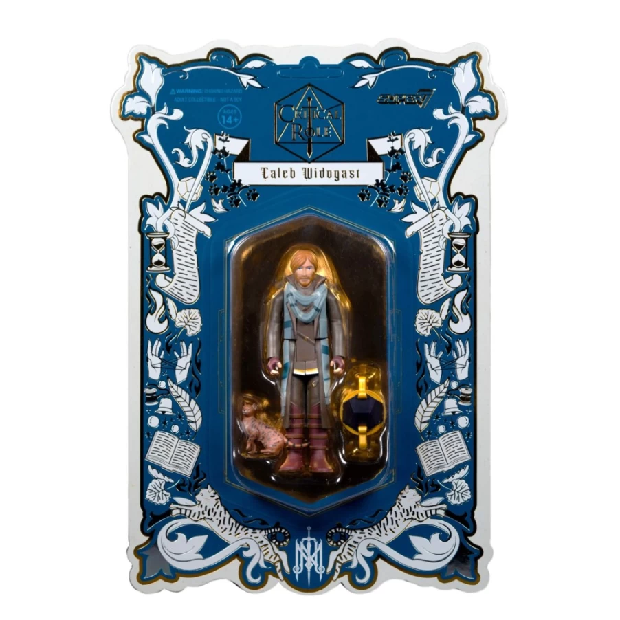 Super7 Critical Role Reaction Wave 1 Caleb Widogast Collectible Figure