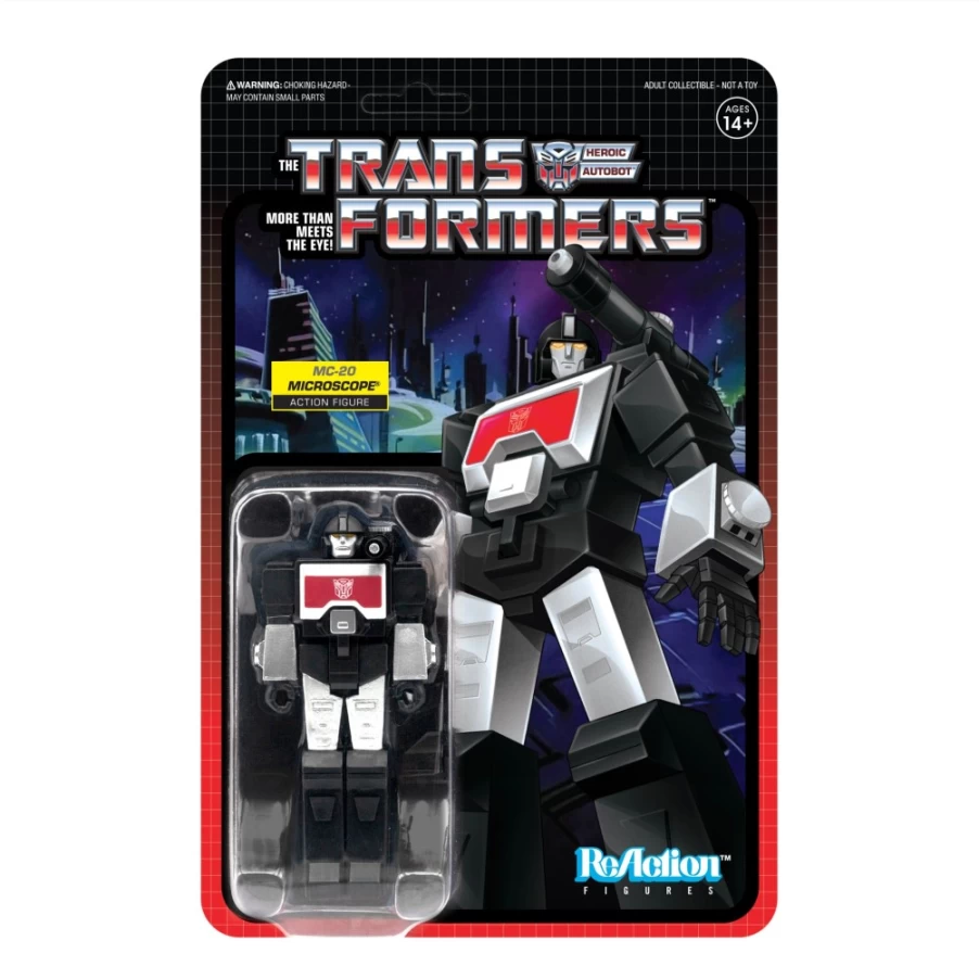 Super7 Transformers ReAction Series Perceptor MC-20 Action Figure