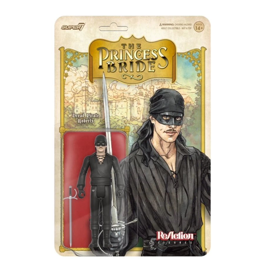 Super7 The Princess Bride Dread Pirate Roberts Action Figure - Reaction Wave 1 Collectible