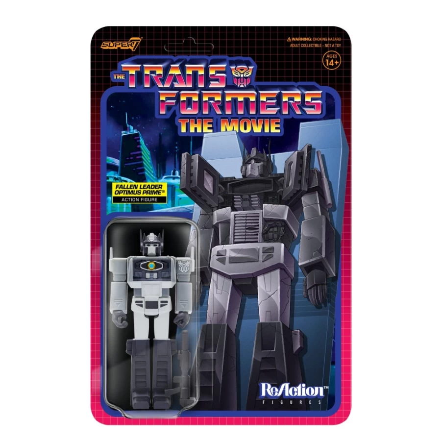 Super7 Transformers Reaction Figure Wave 4 - Fallen Leader Optimus Prime Action Figure