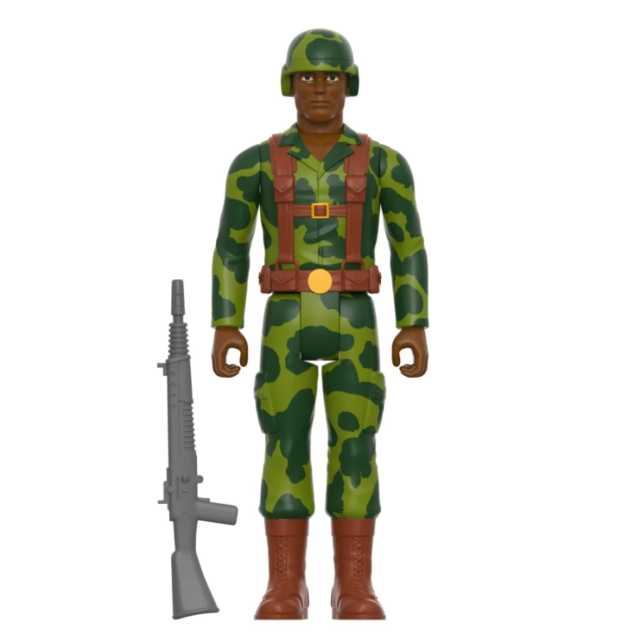 Super7 G.I. Joe Reaction Wave 4 Action Figure - Trooper Clean Shaven (Brown)