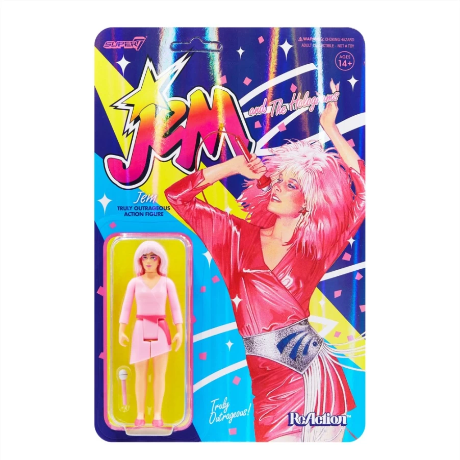 Super7 Jem And The Holograms Reaction Figure - Collectible Toy from Super7