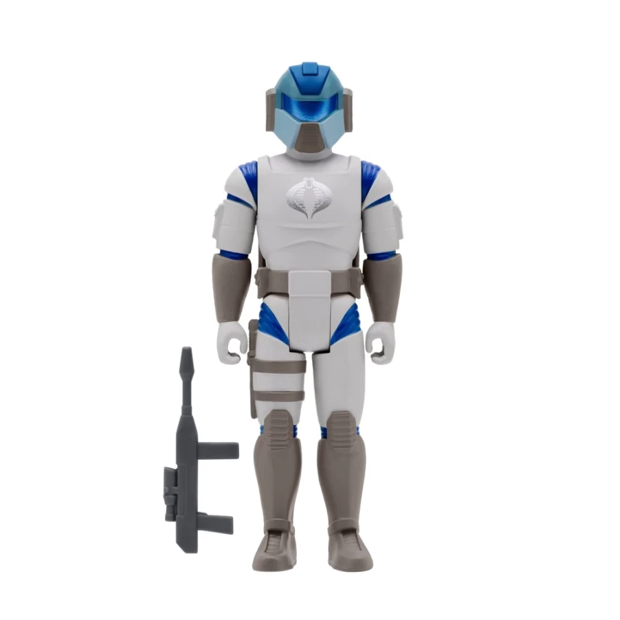Super7 G.I. Joe Cobra Shocktrooper Action Figure with Rifle - Wave 2 Reaction Series