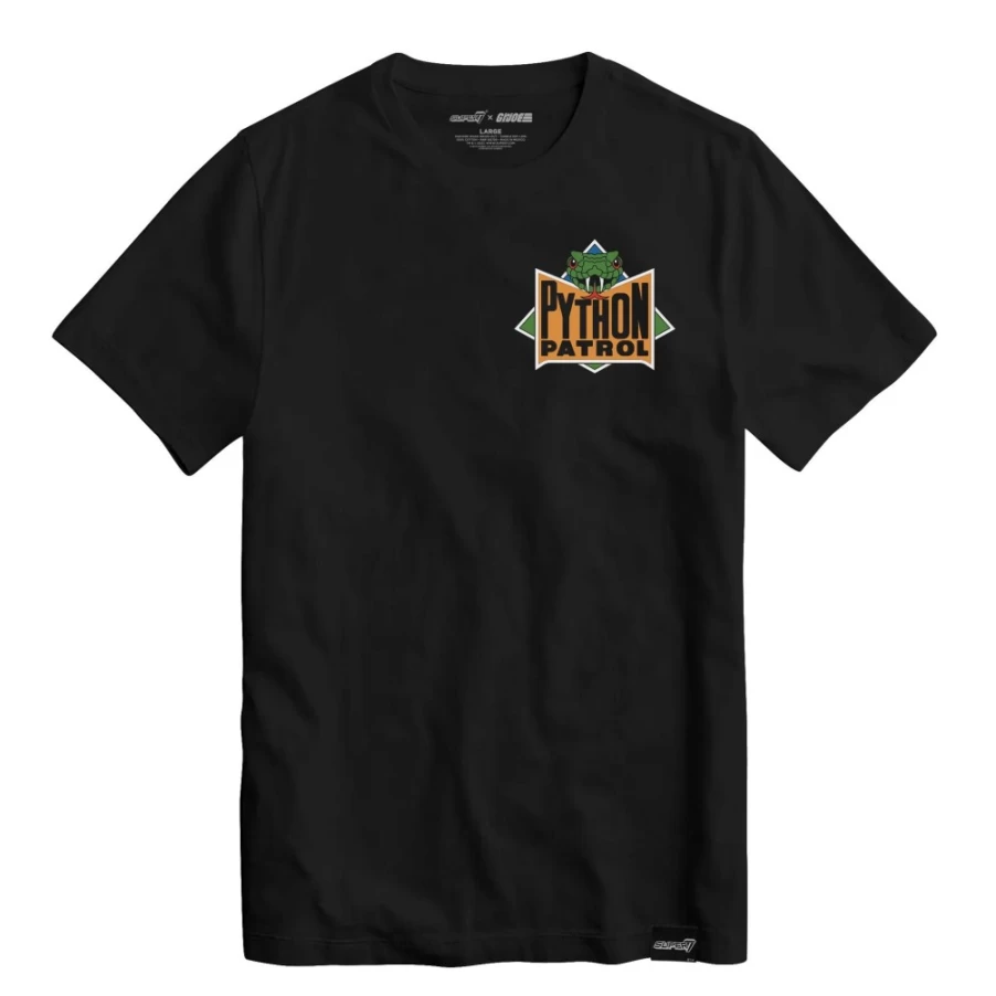 Super7 G.I. Joe Python Patrol Graphic T-Shirt for Men - Official Licensed Collectible Tee