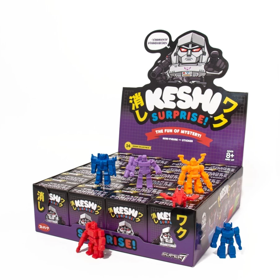Super7 Transformers Keshi Surprise Decepticons Action Figures Collectible Set