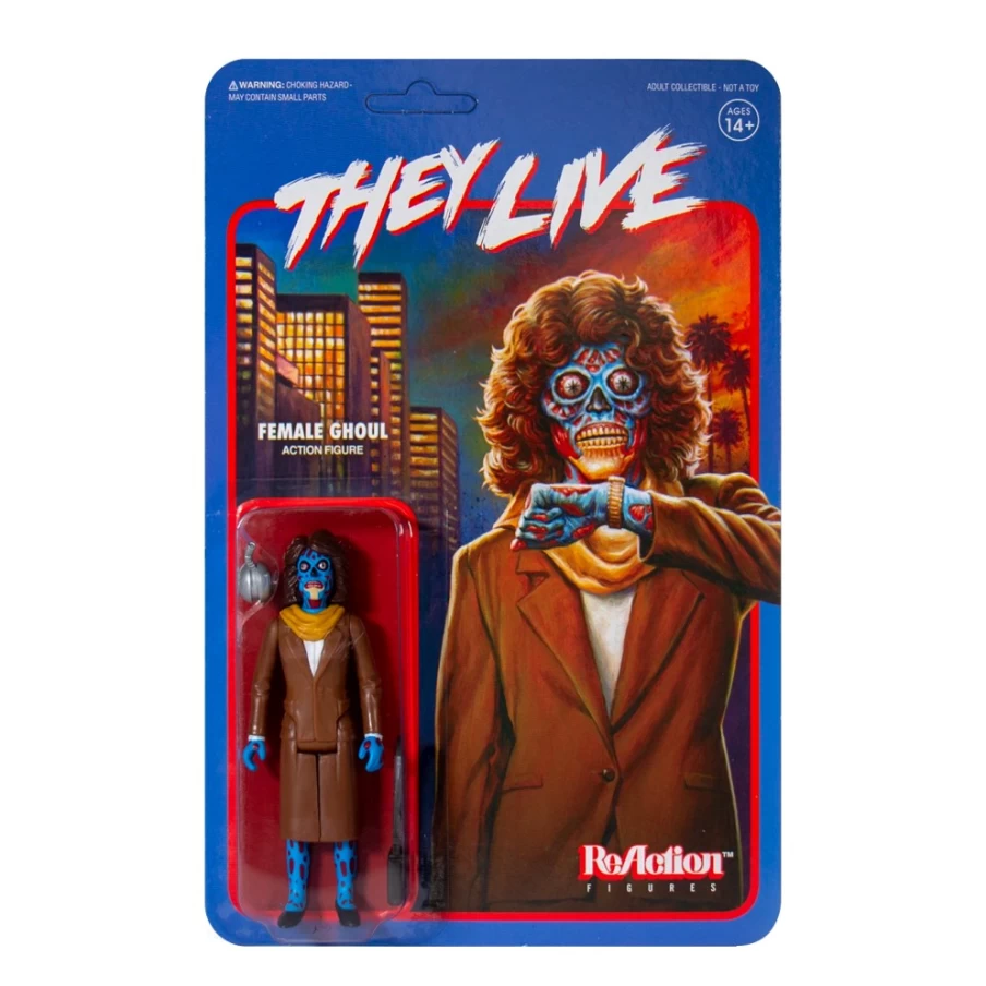 Super7 They Live Female Ghoul Action Figure - Collectible Movie Reaction Figure