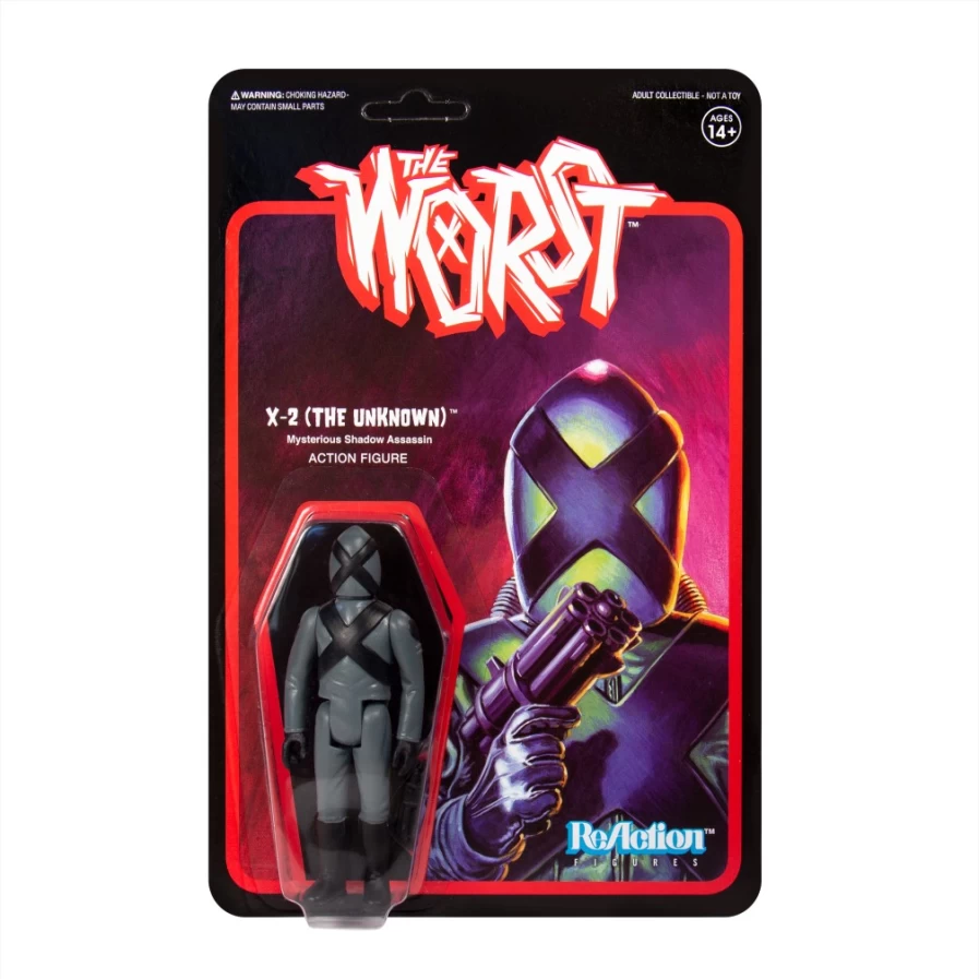 Super7 X-2 The Unknown Reaction Figure - Limited Wide Release Color Edition