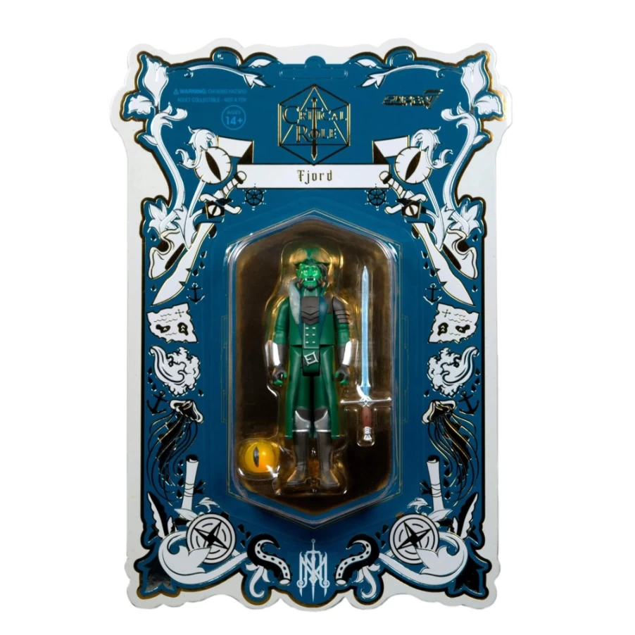 Super7 Critical Role Reaction Wave 1 Fjord Stone Action Figure Collectible