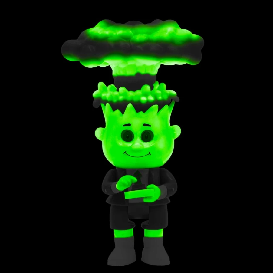 Super7 Garbage Pail Kids Adam Bomb Glow in The Dark Reaction Figure Collectible