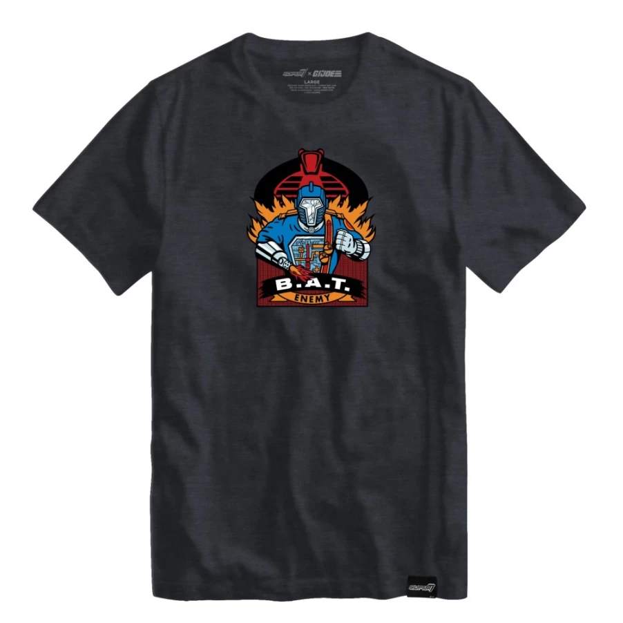 Super7 G.I. Joe Cobra B.A.T. Vintage Graphic T-Shirt for Men