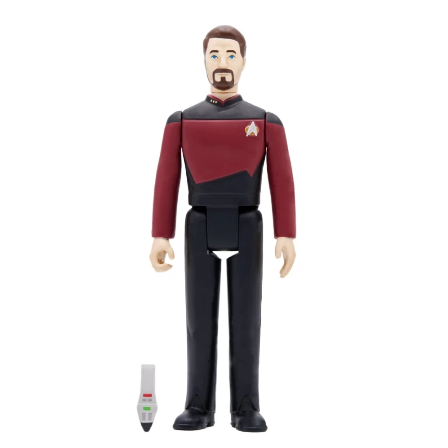 Super7 Star Trek: The Next Generation Commander Riker Action Figure - Wave 2 Collectible