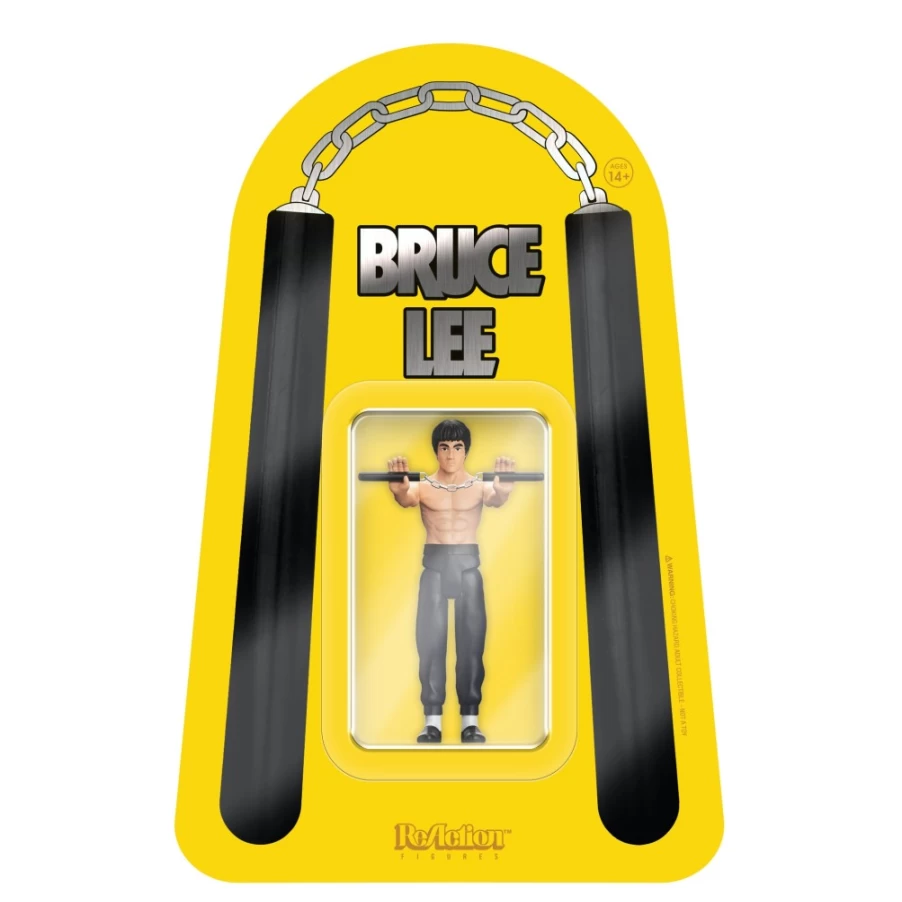 Super7 Bruce Lee Dragon Flex Action Figure - Reaction Wave 1 Collectible