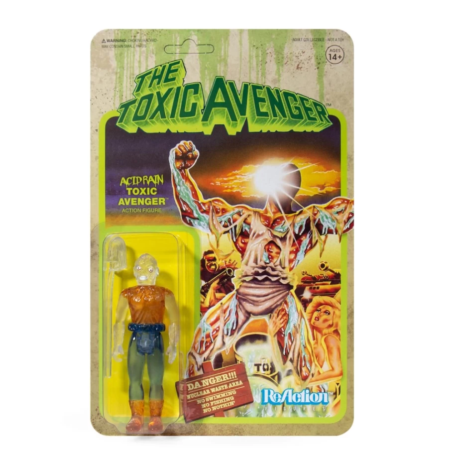 Super7 Toxic Avenger Reaction Figure - Acid Rain Edition Collectible Toy