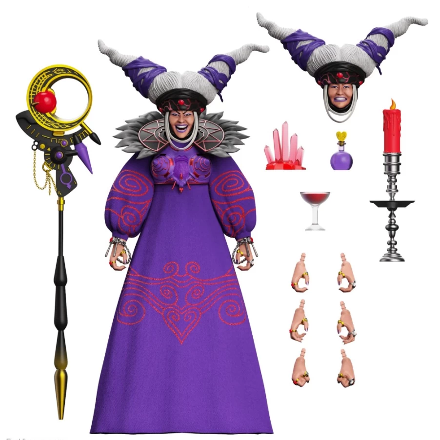 Super7 Mighty Morphin Power Rangers Ultimates Rita Repulsa Vile Violet Action Figure Collectible