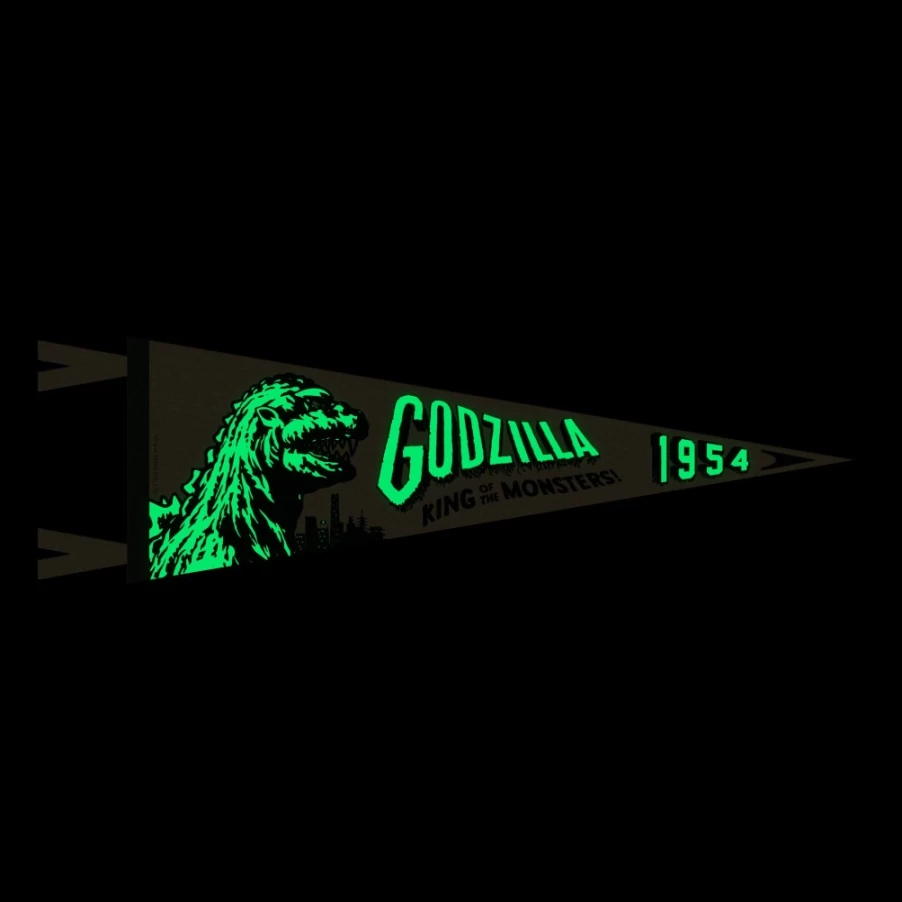 Super7 Toho Godzilla King of The Monsters 1954 Vintage Pennant