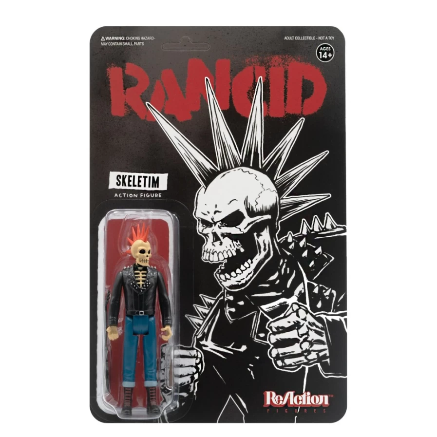 Super7 Skeletim Reaction Figure - Rancid Collectible Toy