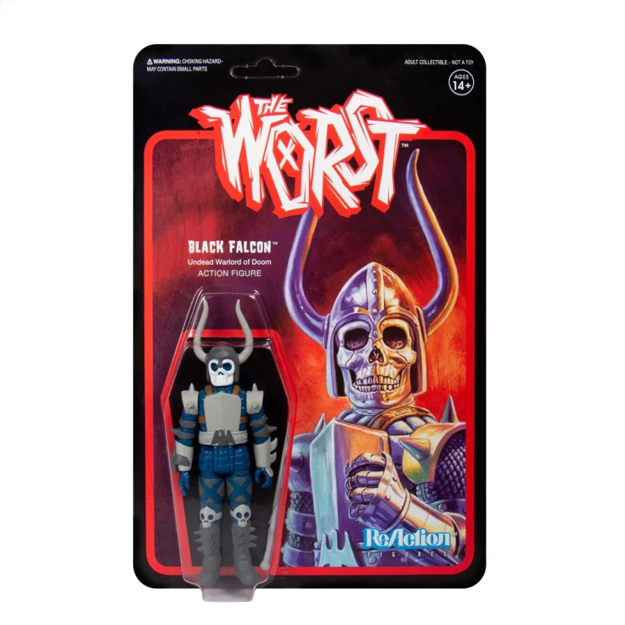 Super7 Black Falcon Reaction Figure - Exclusive Wide Release Color Edition