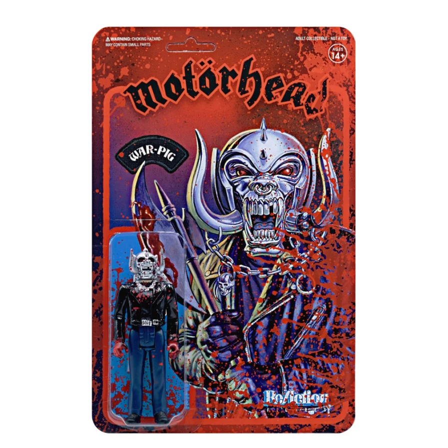 Super7 Motorhead Warpig Reaction Figure - Bloody Edition Collectible Toy