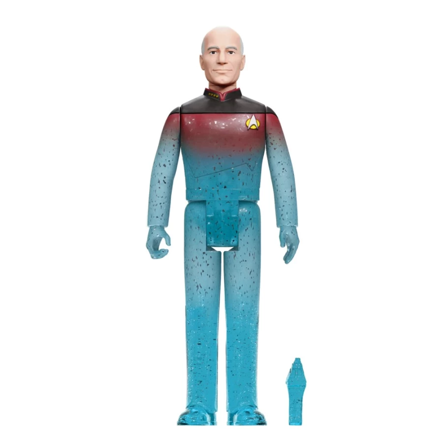 Super7 Star Trek: The Next Generation Captain Picard Glitter Transporter Action Figure - The Next Generation Collectible