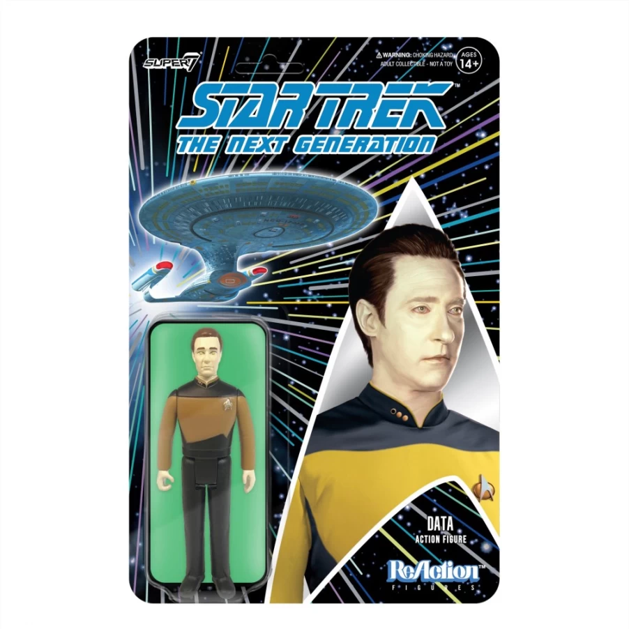 Super7 Star Trek: The Next Generation Data Action Figure - Wave 1 Collectible