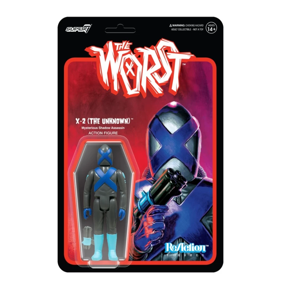 Super7 X-2 Infrared Reaction Series - The Worst Reaction Collectible Action Figure