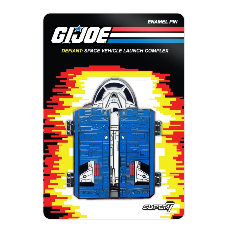 Super7 G.I. Joe Defiant Enamel Pin - Collectible Metal Badge for Fans