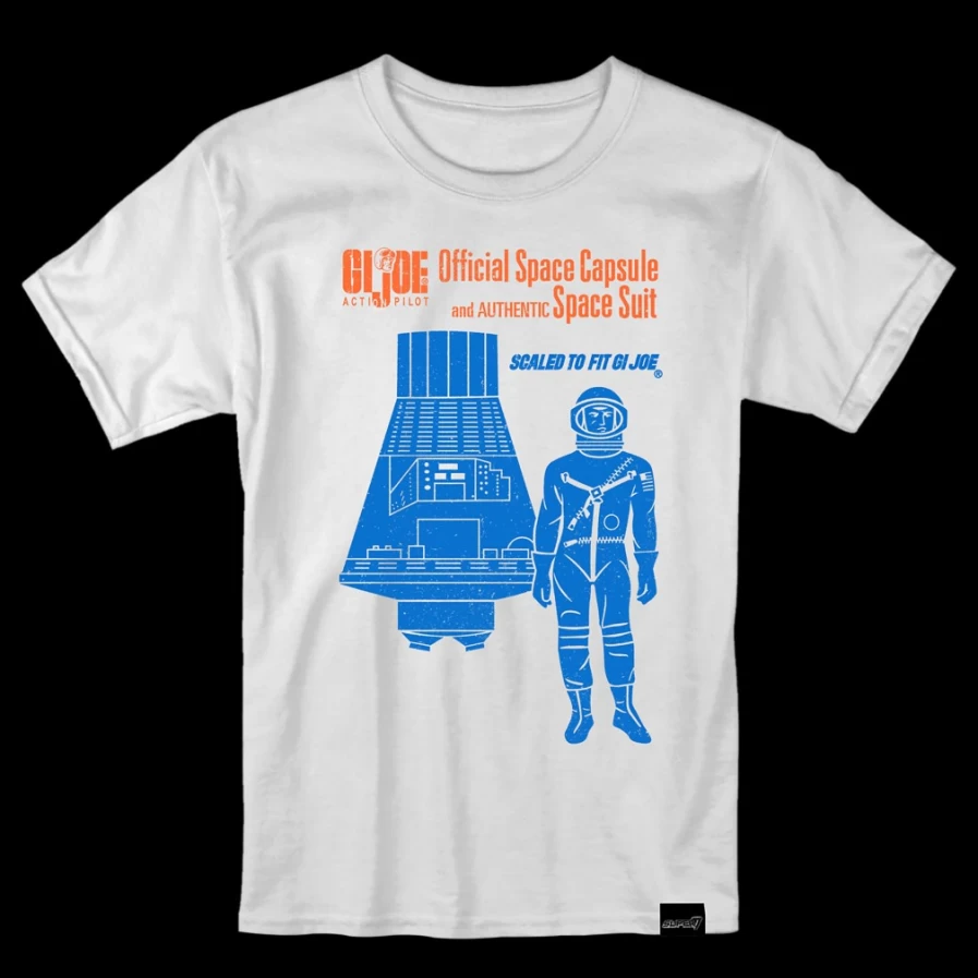 Super7 G.I. Joe Action Pilot Graphic T-Shirt for Men - Vintage Military Design Tee
