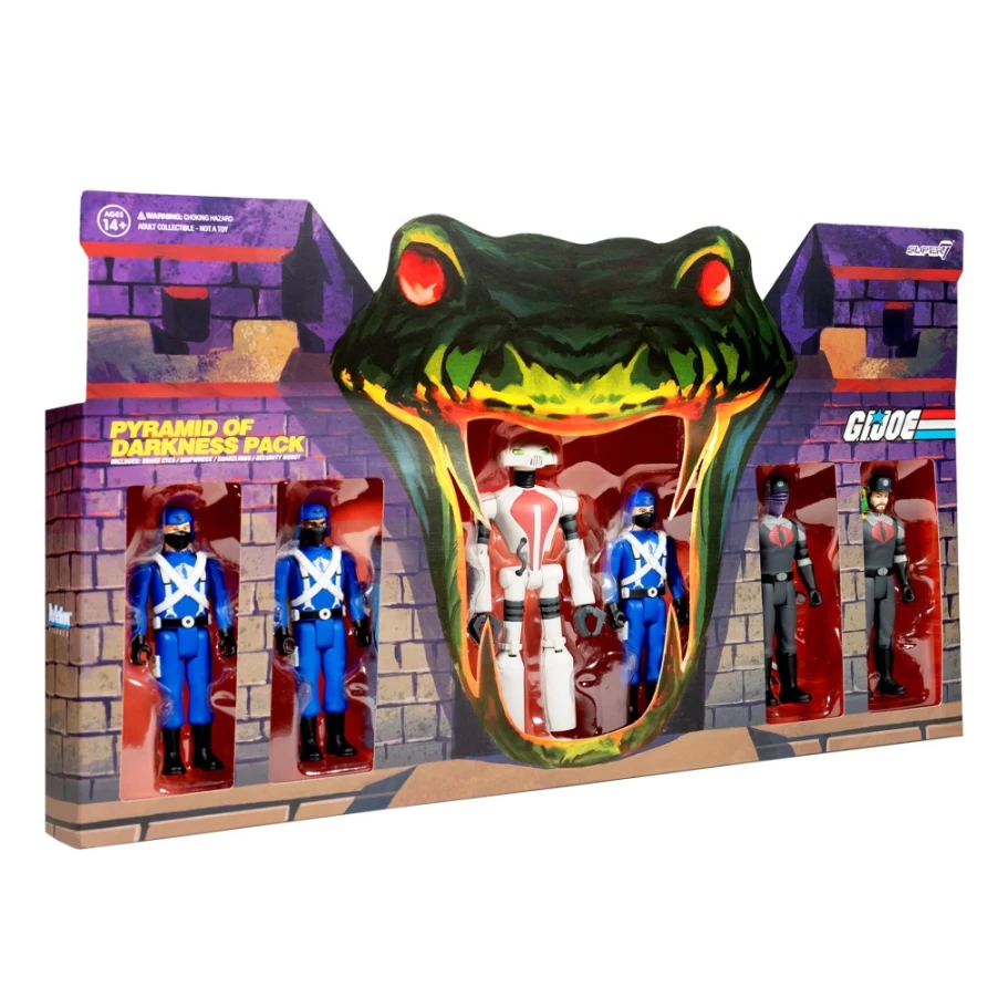 Super7 G.I. Joe Reaction Figures Wave 4B Snakelings Box Set SDCC 2022 Exclusive Action Figure