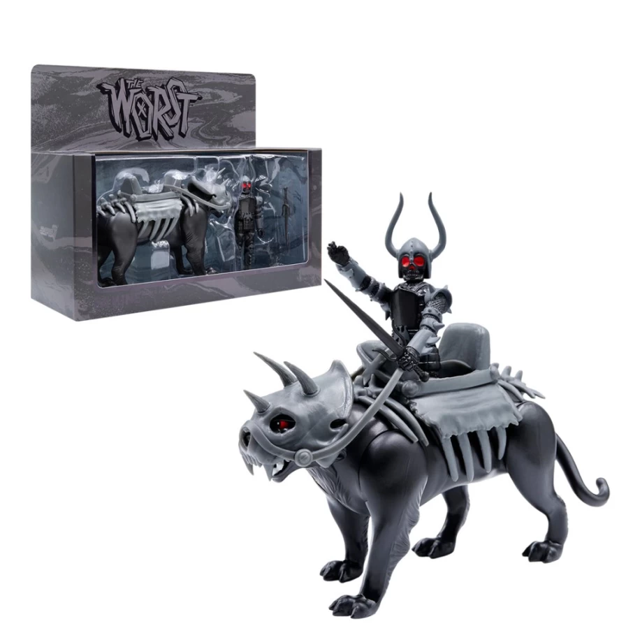 Super7 The Four Horsemen Of The Apocalypse Action Figure - Black Falcon & Famine Puma Collectible