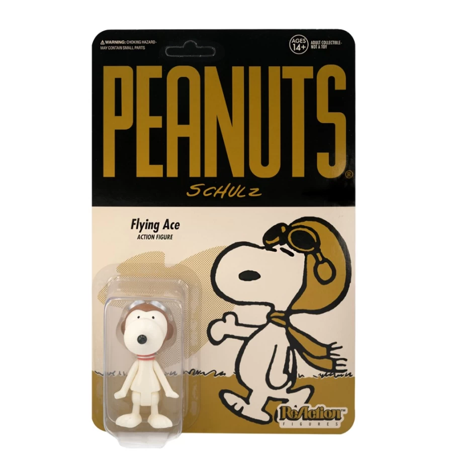 Super7 Snoopy Flying Ace Action Figure - Peanuts Reaction Wave 2 Collectible