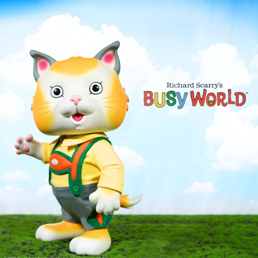 Super7 Richard Scarry Huckle Cat Supersize Vinyl Action Figure Collectible Toy