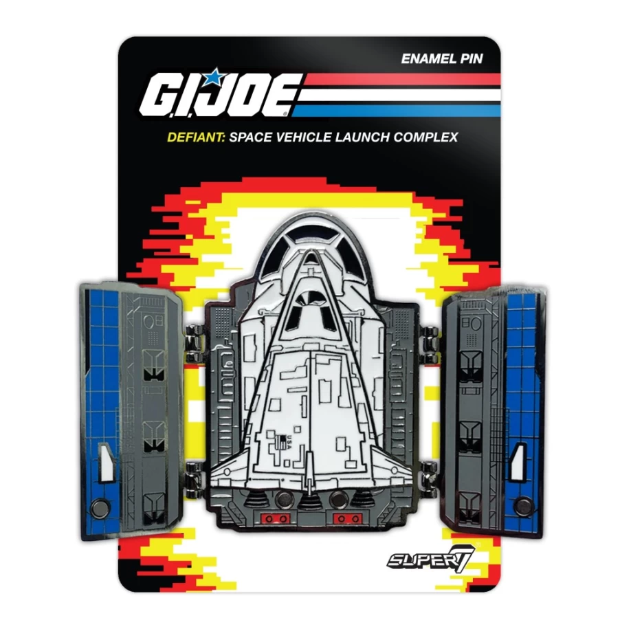 Super7 G.I. Joe Defiant Enamel Pin - Collectible Metal Badge for Fans