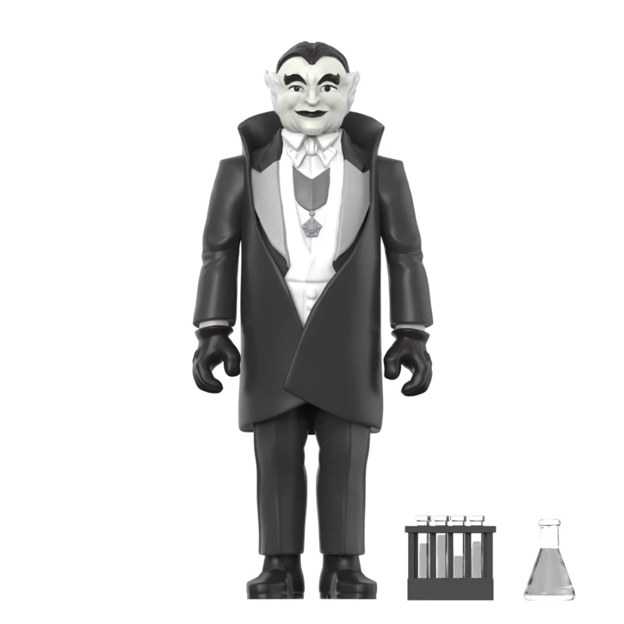 Super7 Munsters Reaction Figures Wave 2 - Grandpa Grayscale Collectible Action Figure