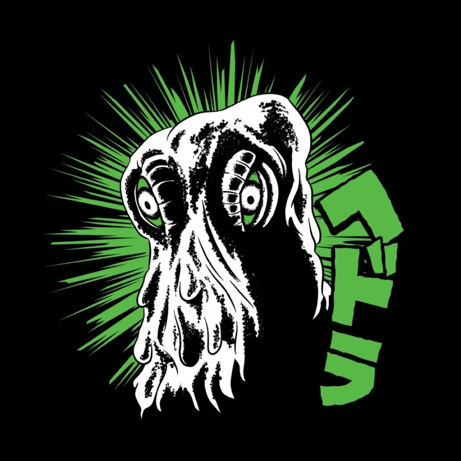 Super7 Toho Hedorah Glow in The Dark Cardback Art Vintage T-Shirt