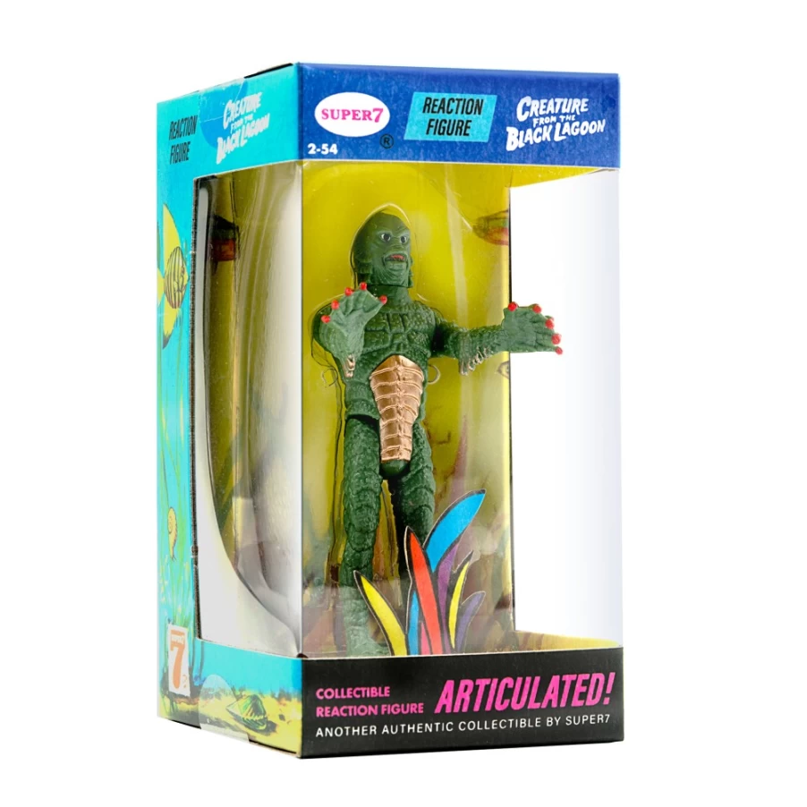 Super7 Universal Monsters SDCC 2020 Exclusive Creature From The Black Lagoon Reaction Figure in Aquarium Packaging